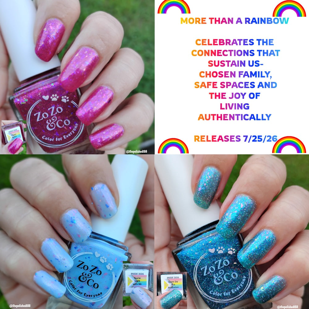 Shiny Rainbow✨ More Than a Rainbow Collection – Zo Zo & Co Polish