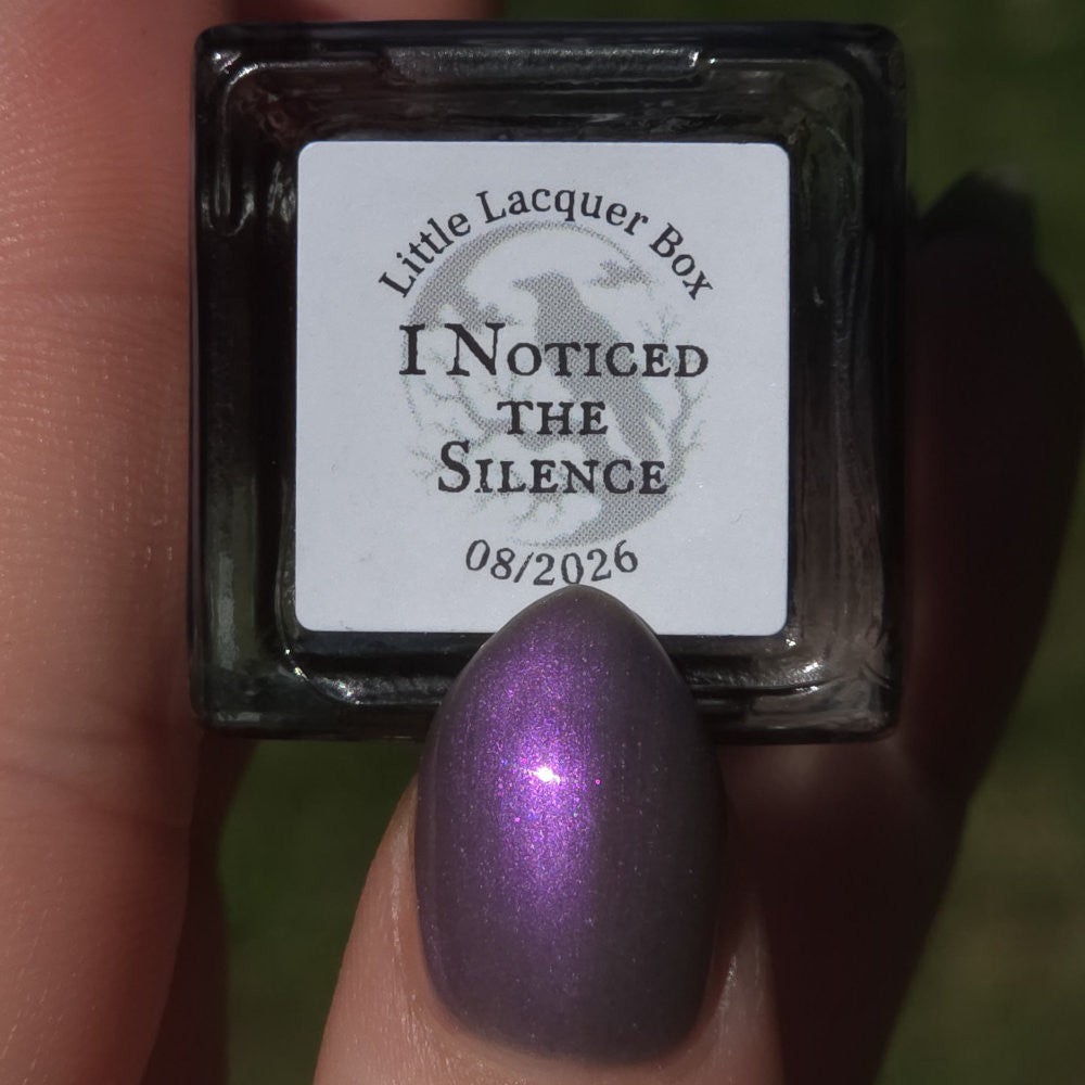 I Noticed the Silence
