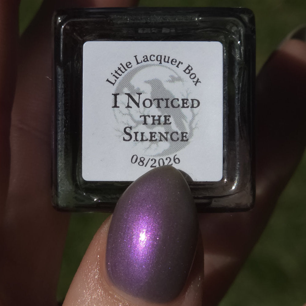 I Noticed the Silence